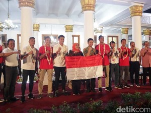 Khofifah dan Emil Sambut 4 Pemain Timnas U-22 asal Jatim