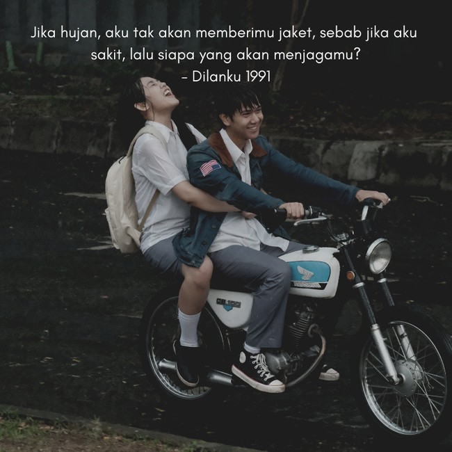 Tingkah Dilan yang tak seperti pria pada umumnya. Foto: dok. Wolipop