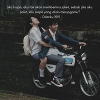 Tingkah Dilan yang tak seperti pria pada umumnya. Foto: dok. Wolipop