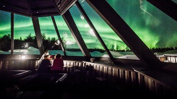 Finlandia bukan menjadi satu-satunya negara yang dapat menjadi lokasi untuk menikmati aurora borealis. Foto: REUTERS/Alexander Kuznetsov.