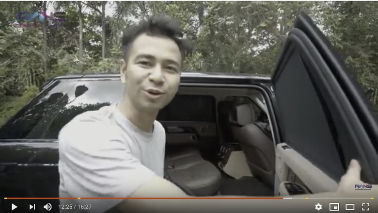 Raffi Ahmad. Foto: Youtube : Rans Entertainment Raffi Ahmad. Foto: Youtube : Rans Entertainment