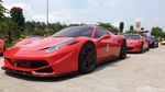 Saat Puluhan Ferrari Uji Jalan Tol Trans Jawa