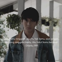 Dilan tak ingin membuat Milea kecewa. Foto: dok. Wolipop