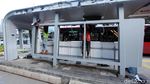 Pembangunan Halte Metrotrans di Senayan