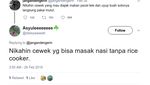 Cuitan Netizen yang Mau Nikahin Cewek Cuek Ketika Makan