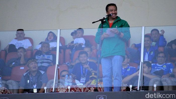 Menpora Imam Nahrawi (Wisma Putra/detikSport) Menpora Imam Nahrawi (Wisma Putra/detikSport)