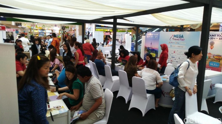 Foto: Mega Travel Fair Semarang (Angling/detikTravel) Foto: Mega Travel Fair Semarang (Angling/detikTravel)