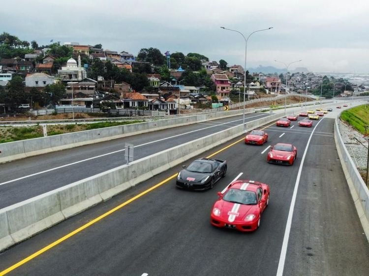 Tol Trans Jawa Dilintasi Ferrari, Bergelombang tapi Masih Wajar