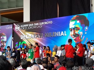 Alumni SMA Surabaya Dukung Jokowi, TKD: Kemajuan Dirasakan Rakyat