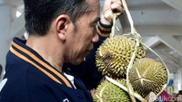 Jokowi juga tetap beraktivitas di Pasar Sentral Kendari untuk meninjau harga barang pokok. (Foto: Muchlis Jr - Biro Pers Setpres)