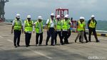 Momen Luhut dan Budi Karya Tinjau Pelabuhan Kuala Tanjung