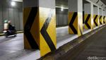 Aksi Petugas Bina Marga Percantik Underpass di Tanah Abang