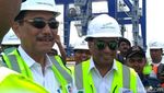 Momen Luhut dan Budi Karya Tinjau Pelabuhan Kuala Tanjung