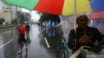 Meski Hujan, Warga Tetap Antusias Berolahraga di CFD