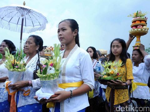 Jelang Nyepi, Umat Hindu di Boyolali Gelar Ritual Mendak Tirta
