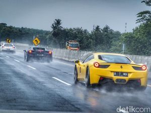Biar Tak Kecelakaan, Ini Cara Aman Kendarai Ferrari di Tol