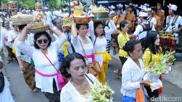 Jelang Nyepi, Umat Hindu di Boyolali Gelar Ritual Mendak Tirta