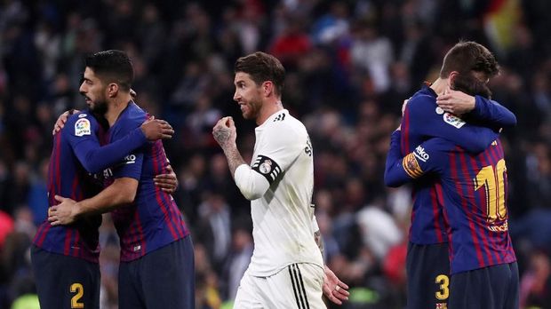Barcelona meraih tiga kemenangan dari empat laga melawan Real Madrid musim ini.