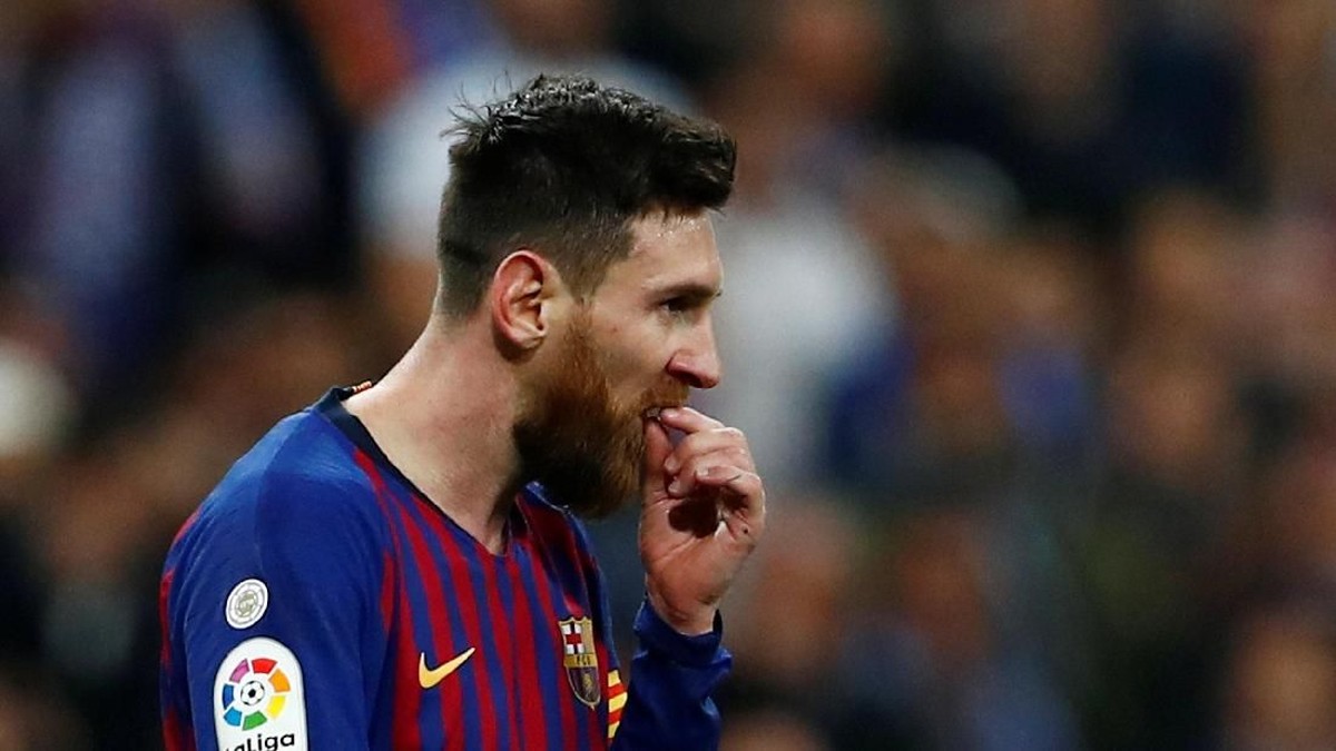 Lionel Messi adalah predator di final Copa del Rey. (Foto: Juan Medina/Reuters)
