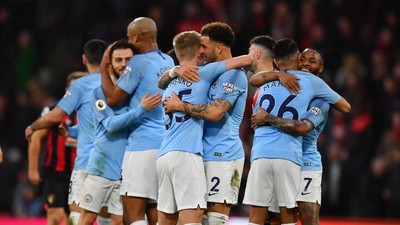 Manchester City Gusur Liverpool di Puncak Klasemen Liga Inggris