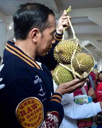 Jokowi Pakai Jaket Gambar Kucing Saat Kunker, Ini Makna di Baliknya
