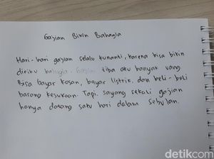 Contoh Analisis Tulisan Tangan Pembaca oleh Grafolog