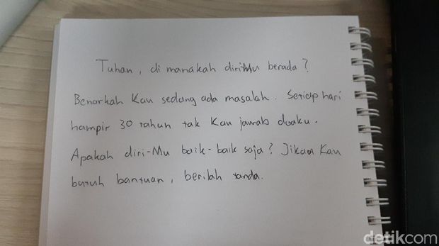 Tulisan tangan Stefanus.