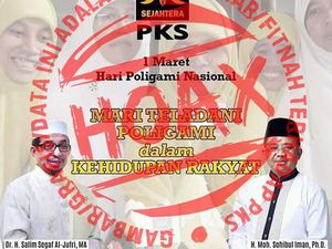 PKS: Meme 1 Maret Hari Poligami Nasional Hoax!
