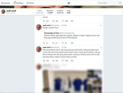 Ini Cuitan-cuitan Andi Arief Sebelum Kena Kasus Narkoba