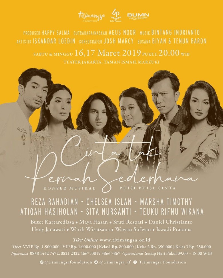 Hari Terakhir! Yuk Ikutan Kuis Nonton Konser Musikal Puisi-puisi Cinta Foto: Istimewa Hari Terakhir! Yuk Ikutan Kuis Nonton Konser Musikal Puisi-puisi Cinta Foto: Istimewa