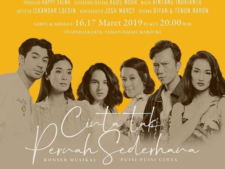 Happy Salma Ungkap Persiapan Konser Musikal Puisi-puisi Cinta Sudah 90 Persen Happy Salma Ungkap Persiapan Konser Musikal Puisi-puisi Cinta Sudah 90 Persen