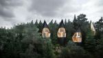 Amazing! Rumah Pohon Futuristik di Tengah Hutan