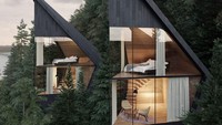 Peter Pichler Architecture  telah mengembangkan konsep rumah pohon berkelanjutan di hutan Dolomit, Italia. Istimewa/Peter Pichler/Boredpanda.