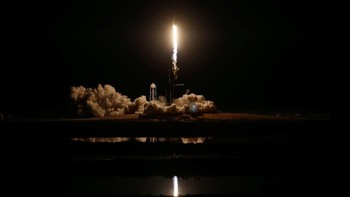 Kennedy Space Center di Florida, Amerika Serikat, menjadi tempat peluncuran. Foto: Reuters
