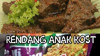 Inilah dua jenis rendang saat sedang panen daging dan minim biaya. Ada-ada saja ya! Foto: Istimewa
