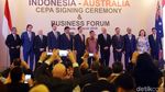RI-Australia Teken Perjanjian Perdagangan Bebas