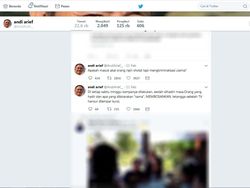 Ini Cuitan-cuitan Andi Arief Sebelum Kena Kasus Narkoba