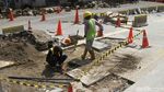 Imbas Perbaikan Jalan dan Pedestrian, Underpass Kendal Ditutup