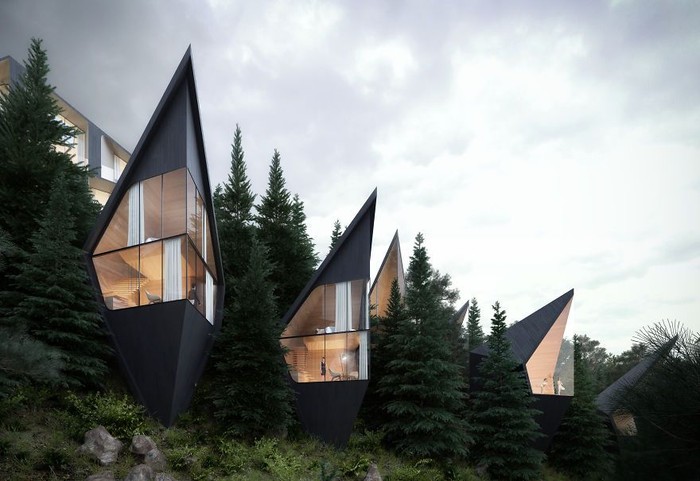 Rumah Pohon Futuristik