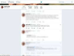 Ini Cuitan-cuitan Andi Arief Sebelum Kena Kasus Narkoba