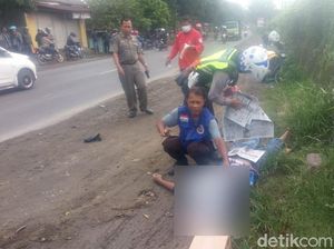 Biker Tewas Tertabrak Mobil PNS di Mojokerto