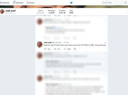 Ini Cuitan-cuitan Andi Arief Sebelum Kena Kasus Narkoba
