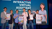 Presiden Direktur PT Toyota-Astra Motor (TAM) Yoshihiro Nakata (ketiga kanan) dan Wakil Presiden Direktur TAM Henry Tanoto (ketiga kiri) hadir dalam peluncuran aplikasi Toyota Interactive Virtual Assistant (TARRA) di Jakarta, Rabu (5/3/2019). Selain mereka acara itu juga dihadiri jajaran direksi TAM lainnya seperti Anton Jimmi Suwandy (kiri), Darmawan Widjaja (kedua kiri), Kazunori Minamide (kedua kanan), dan Keijiro Inada (kanan). Istimewa/Toyota Astra Motor.