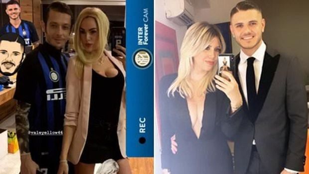 Ketika Rossi dan Kekasih Tiru Gaya  Icardi  Wanda Nara