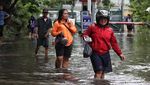 Terendam Banjir, Aktivitas di Ruko ITC Mangga Dua Tetap Normal