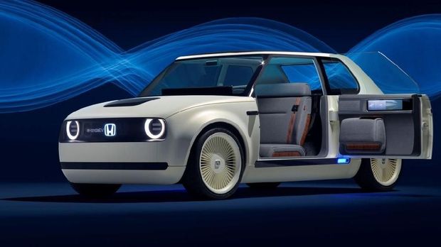Mobil memiliki desain yang klasik