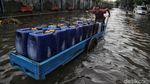 Terendam Banjir, Aktivitas di Ruko ITC Mangga Dua Tetap Normal