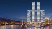 Megaproyek China ini sudah dibangun 6 tahun. Nantinya The Crystal juga akan dilengkapi dengan hotel, restoran, toko, kantor hingga hunian pribadi (Safdie Architect)
