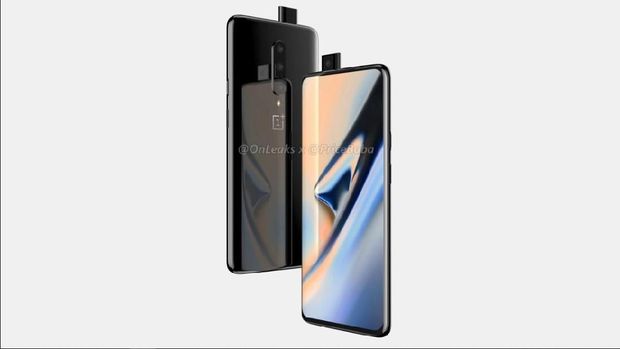 Render dari OnePlus 7.