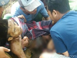Guru Ngaji di Pasuruan Terkapar Dilempar Bom Ikan